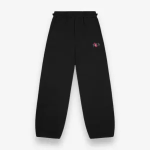 RTA Rafa Black Fingerprint Logo sweatpants black