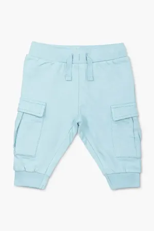 SALE - Cargo Sweatpants_Light Blue