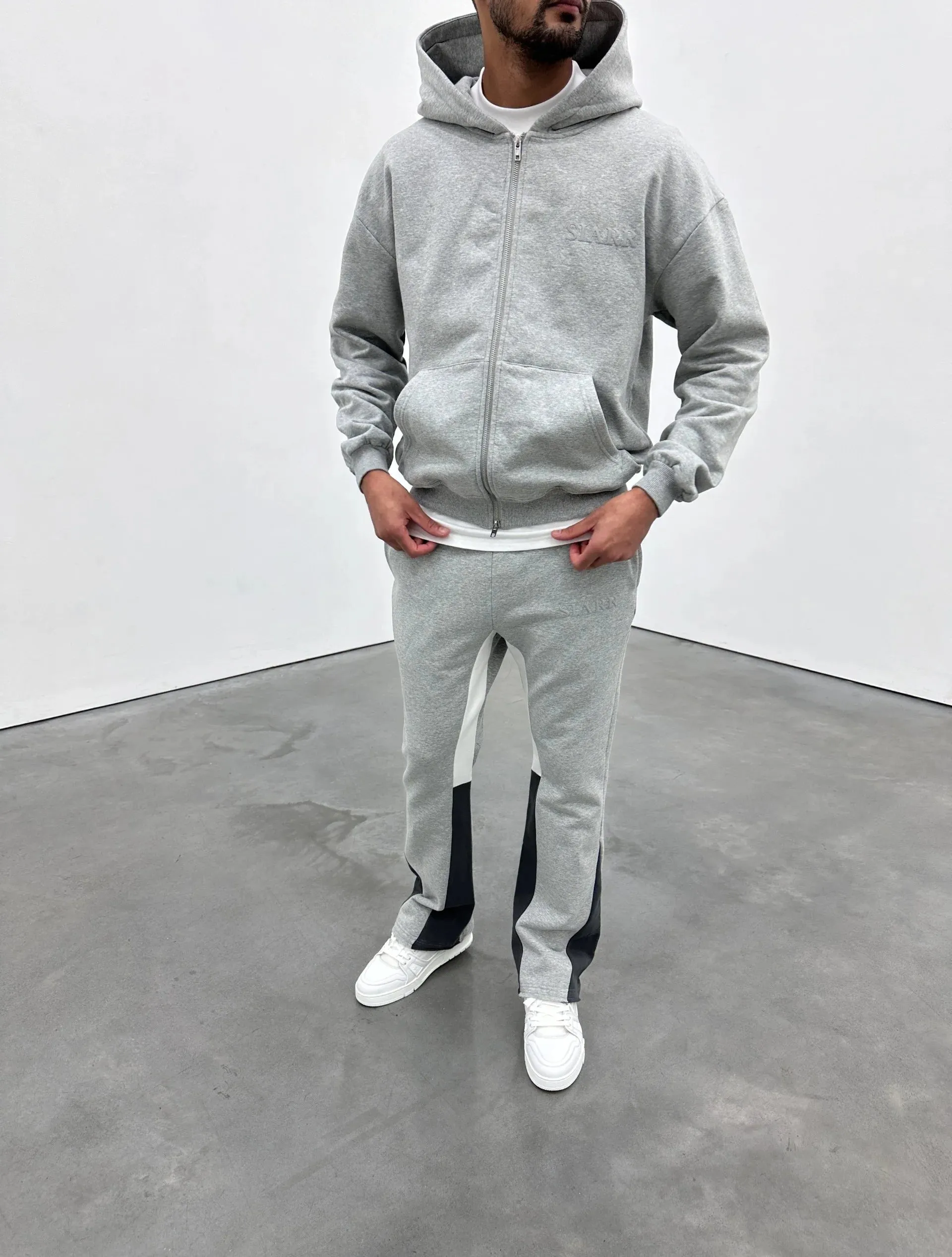 SIARR Flared Jogger Light Grey