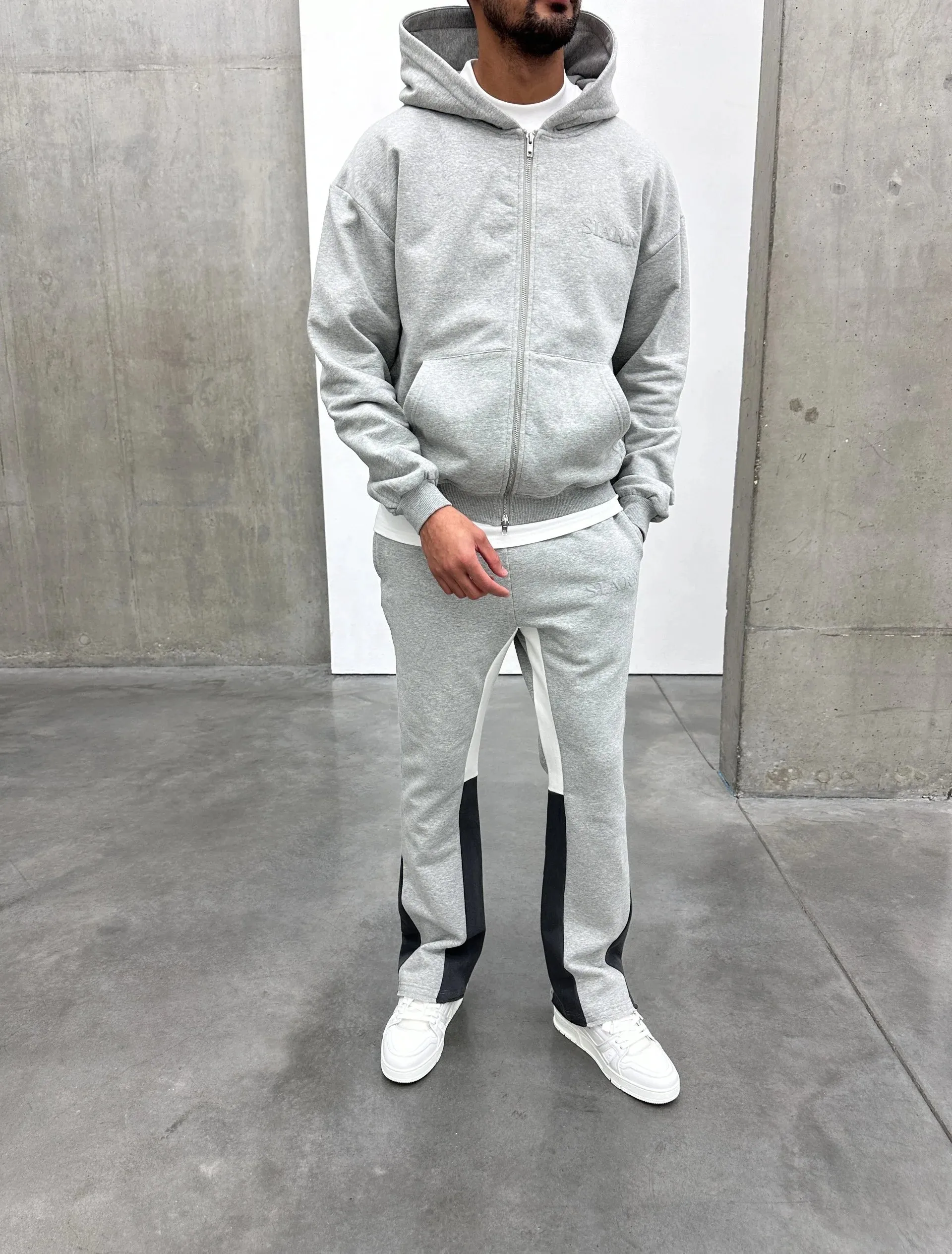 SIARR Flared Jogger Light Grey