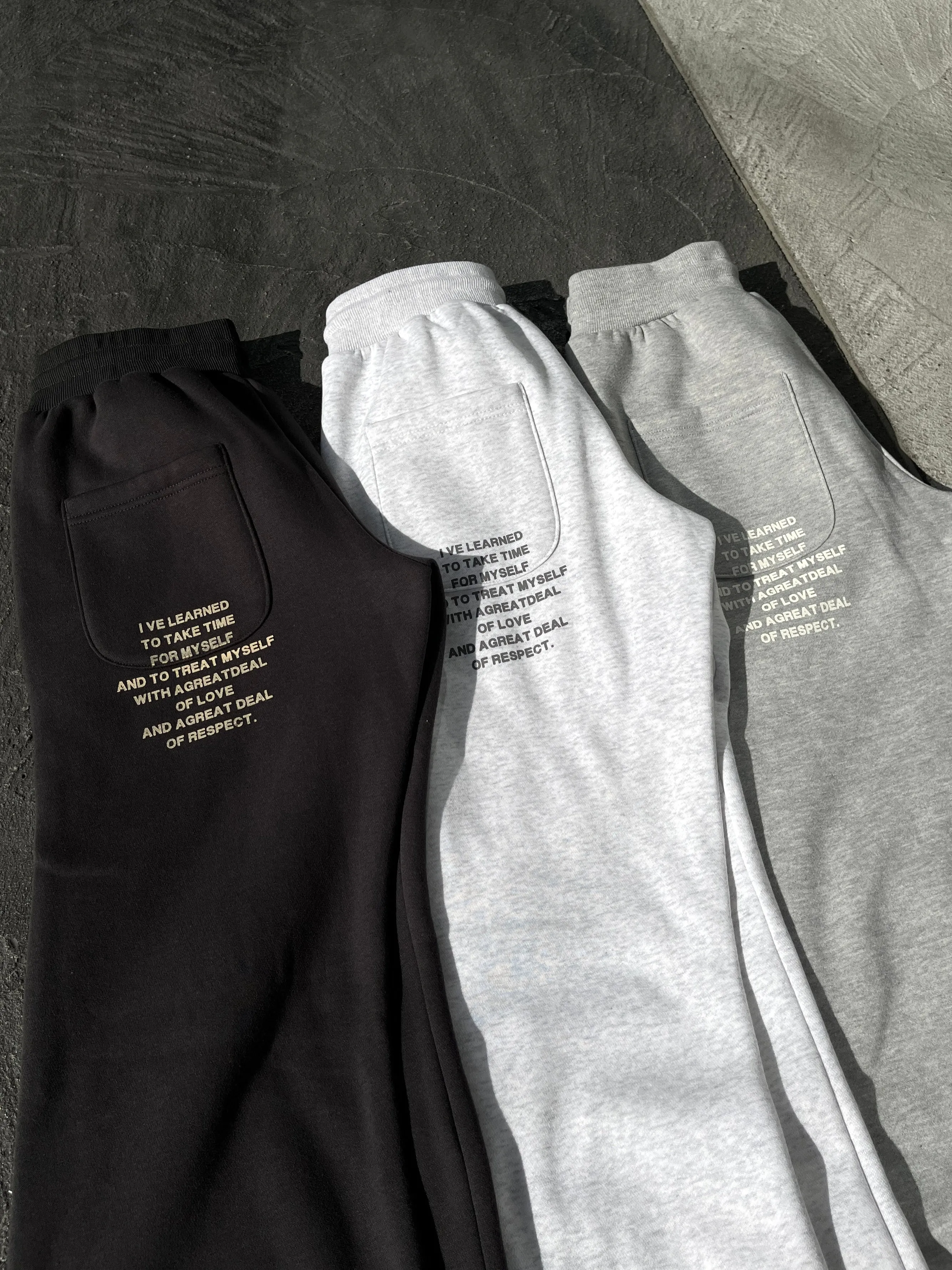 slit sweatpants