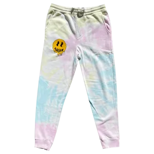 Smiley Tie Dye Sweatpants