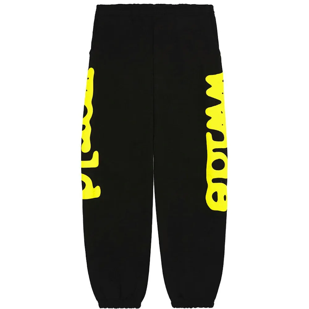 Sp5der Beluga Onyx/Yellow Sweatpants