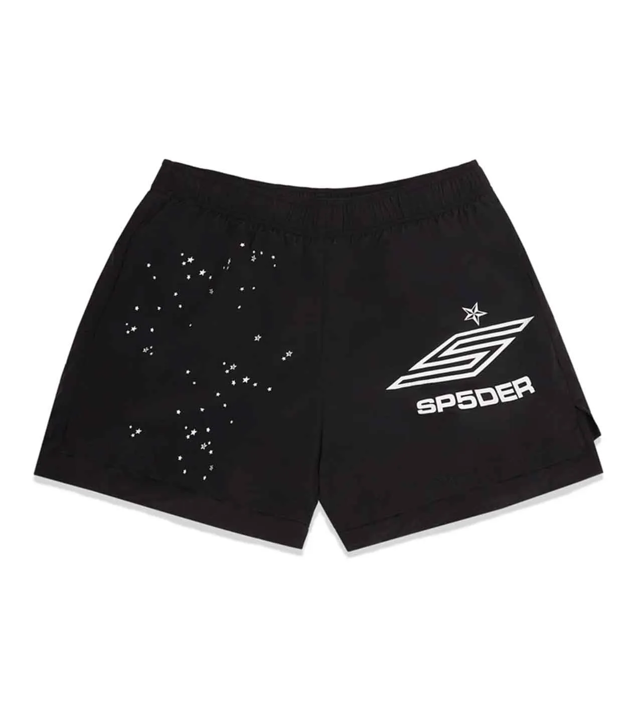 Sp5der Pro Double Layer Shorts Black