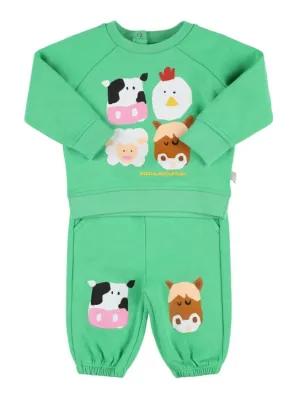 Stella McCartney Kids   Cotton sweatshirt &amp; sweatpants 