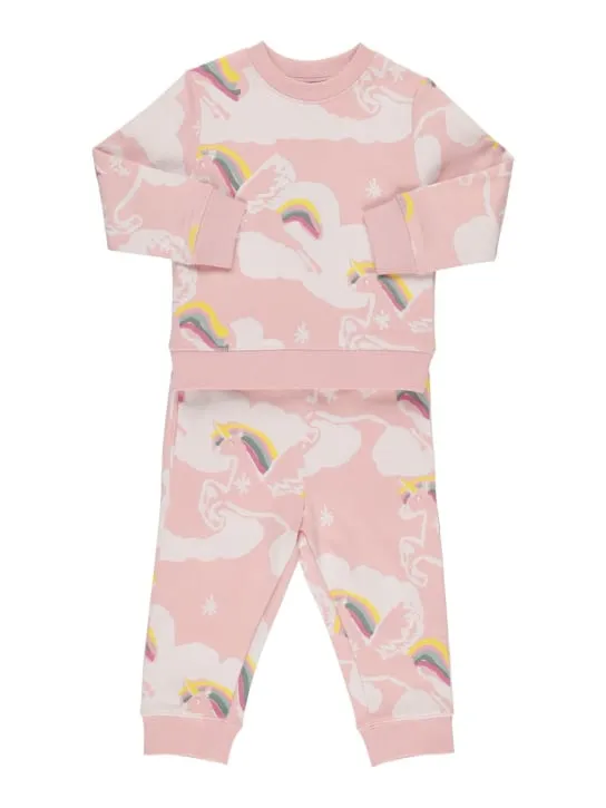 Stella McCartney Kids   Organic cotton sweatshirt &amp; sweatpants 