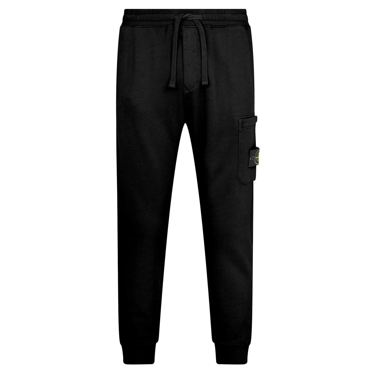 Stone Island Black Cuffed Sweatpants