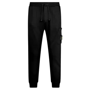 Stone Island Black Cuffed Sweatpants