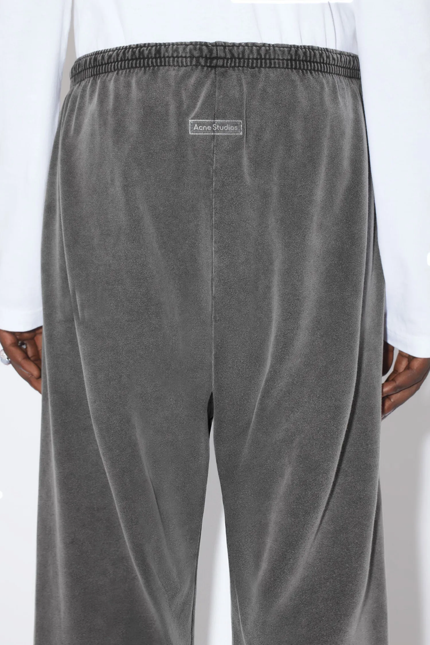 STONEWASH ELASTICATED SWEATPANTS