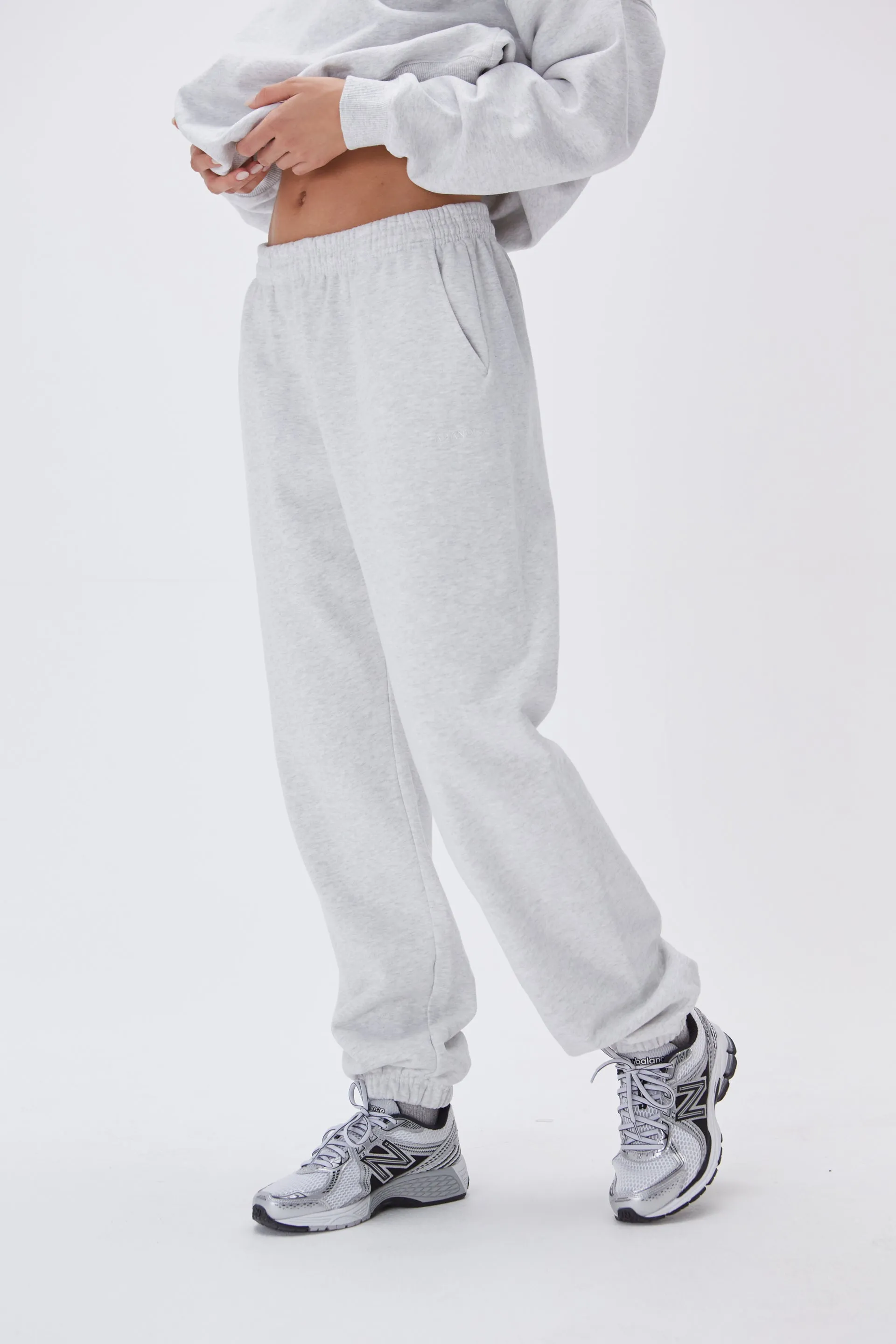 Sweatpants - Light Grey Melange