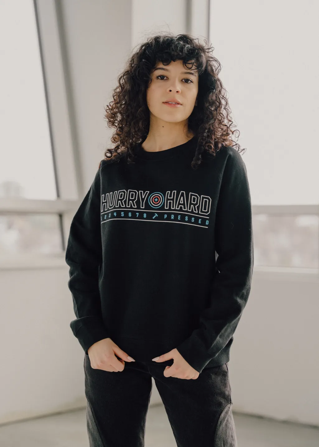 The House Crewneck | Black | Unisex and Ladies