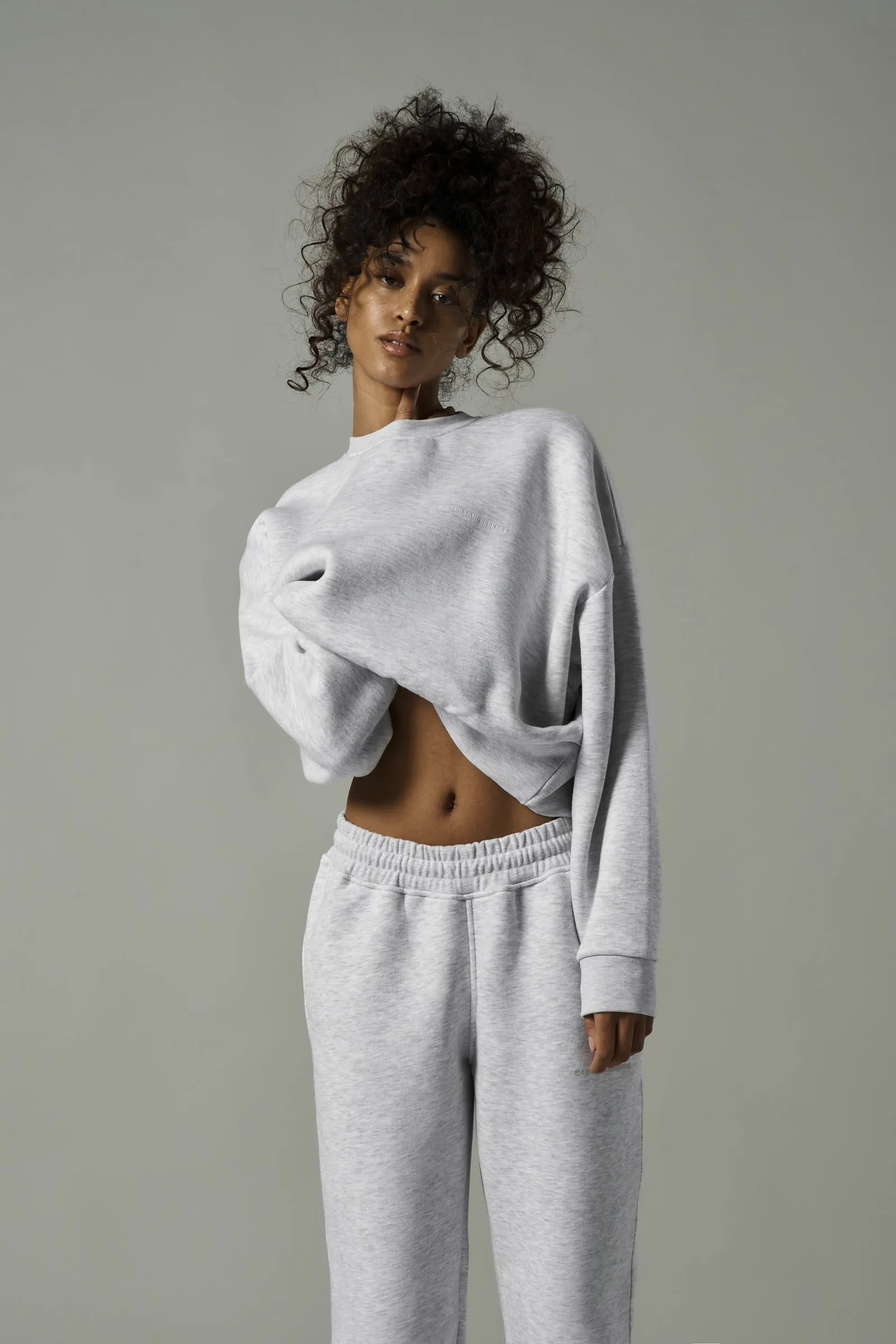 Trademark Crop Sweatshirt in Passive