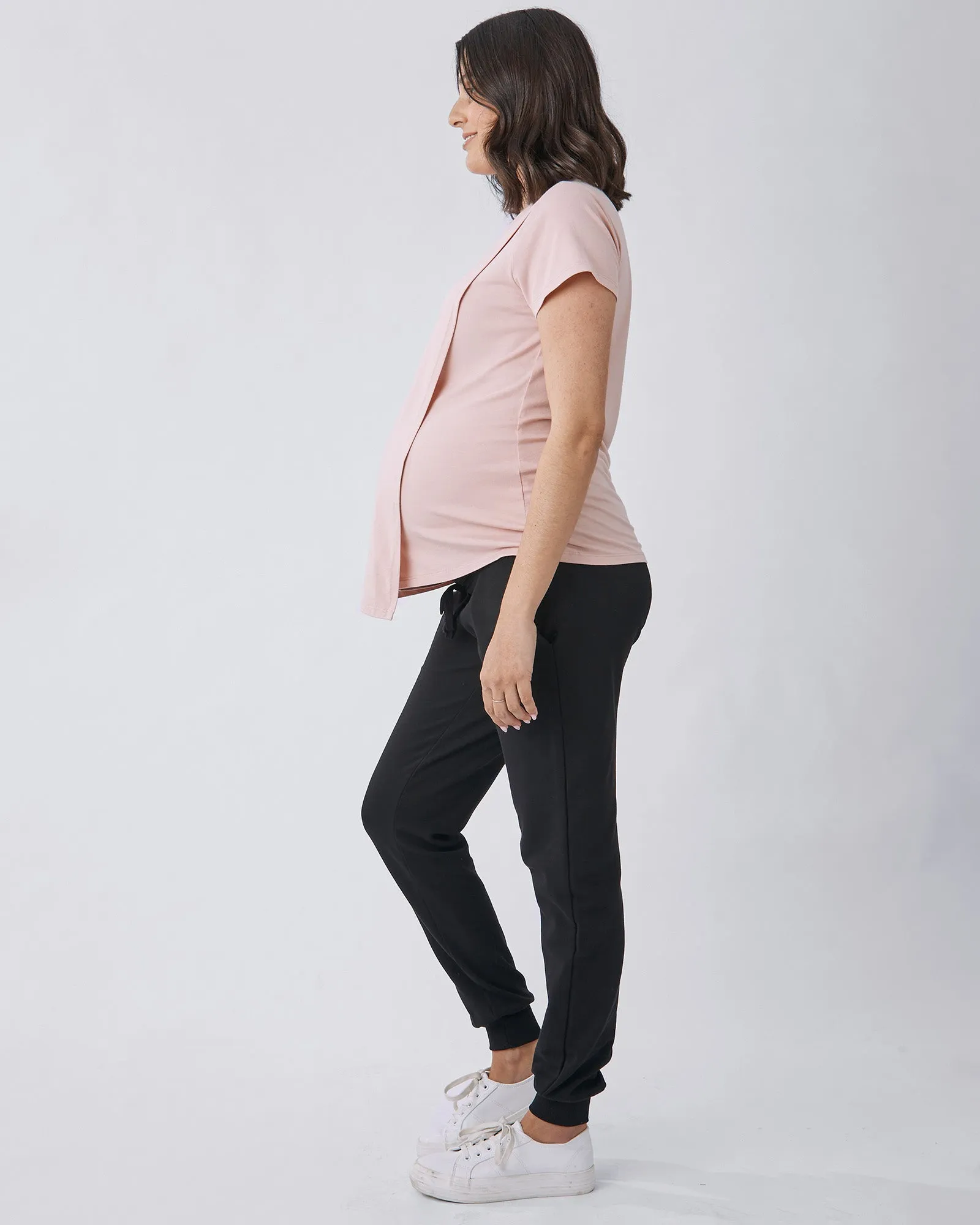 Ultimate Comfort Maternity Sweatpants in Black