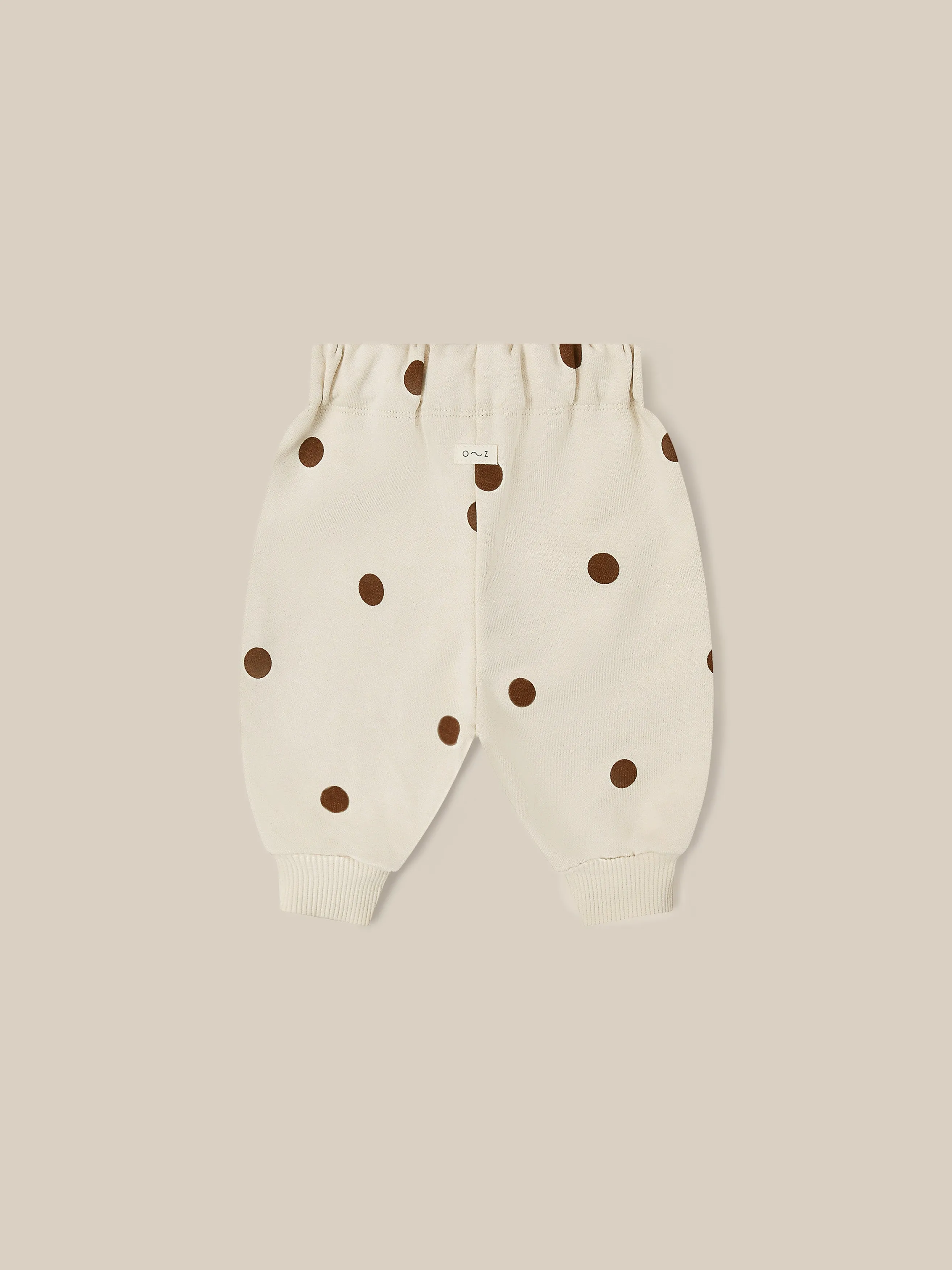 Undyed Cotton Dots Sweatpants