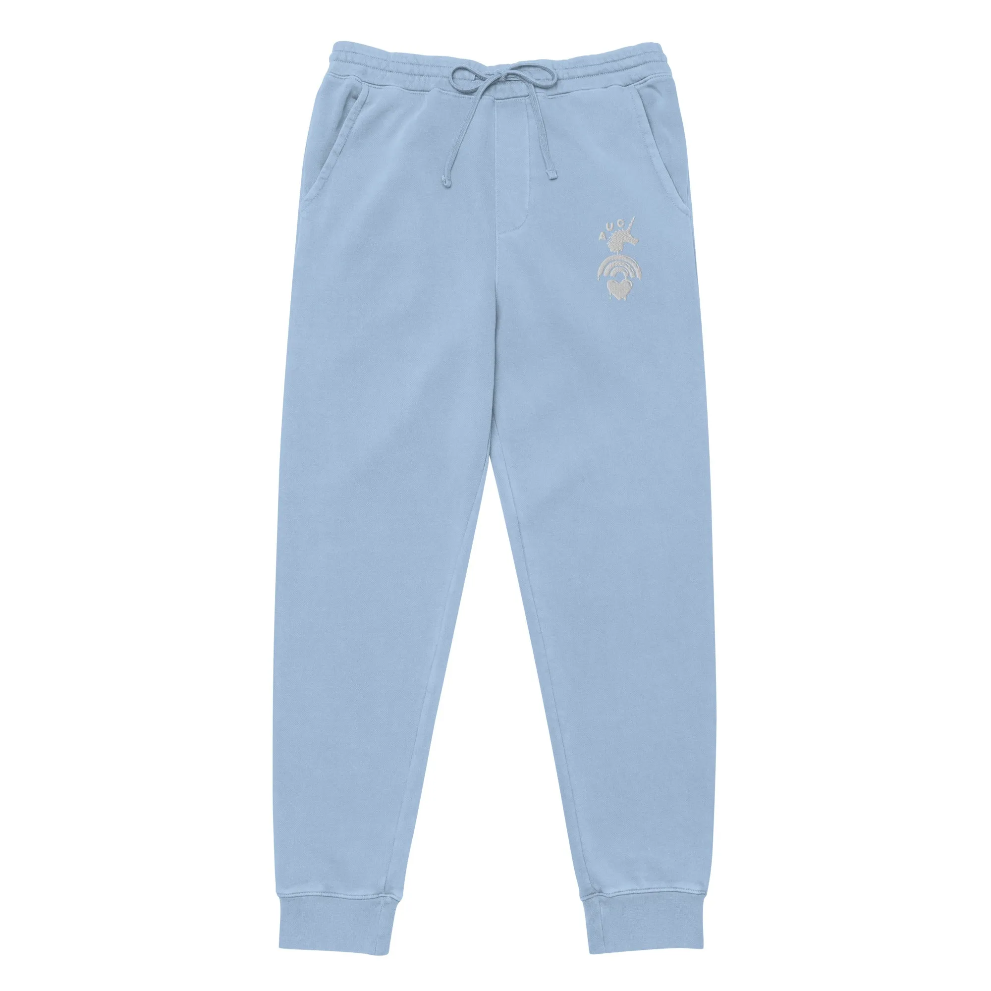 UniDrip - Embroidered Heavy-Weight Garment-Dyed Sweatpants - Unisex