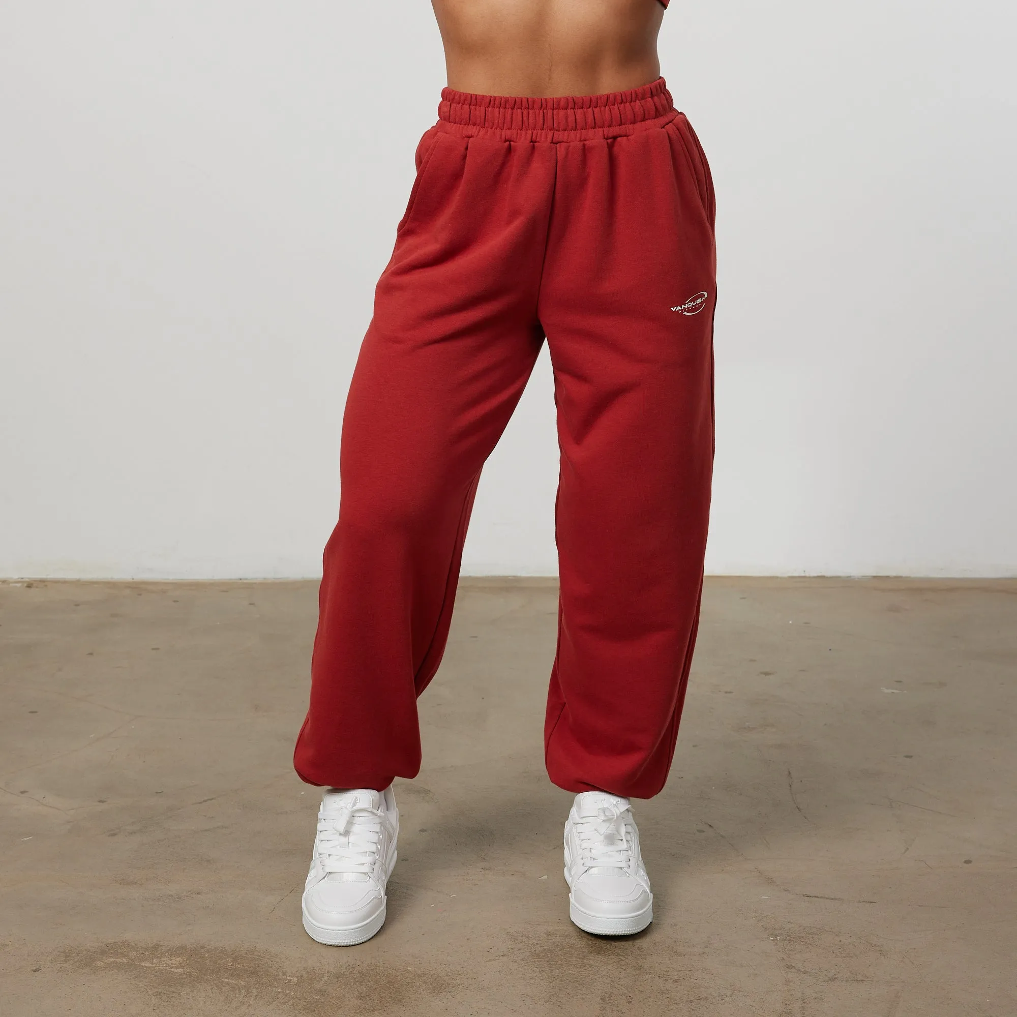 Vanquish Enhance Chilli Red Oversized Sweatpants