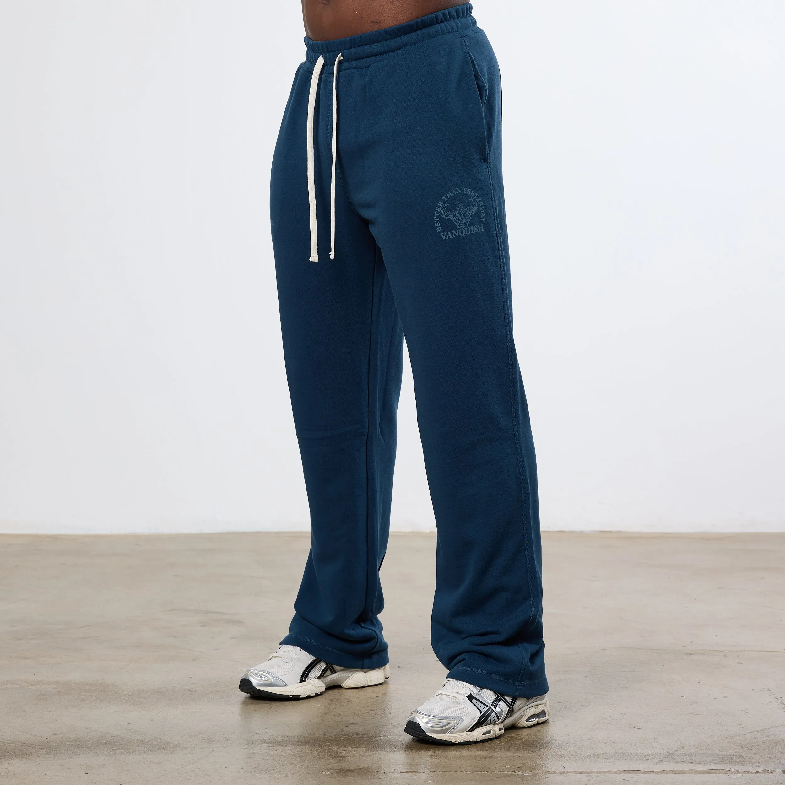 Vanquish Midnight Blue Unconquerable Strength Straight Leg Sweatpants