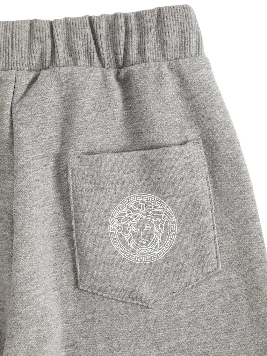 Versace   Greca print cotton sweatpants 