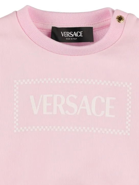 Versace   Printed cotton sweatshirt &amp; sweatpants 