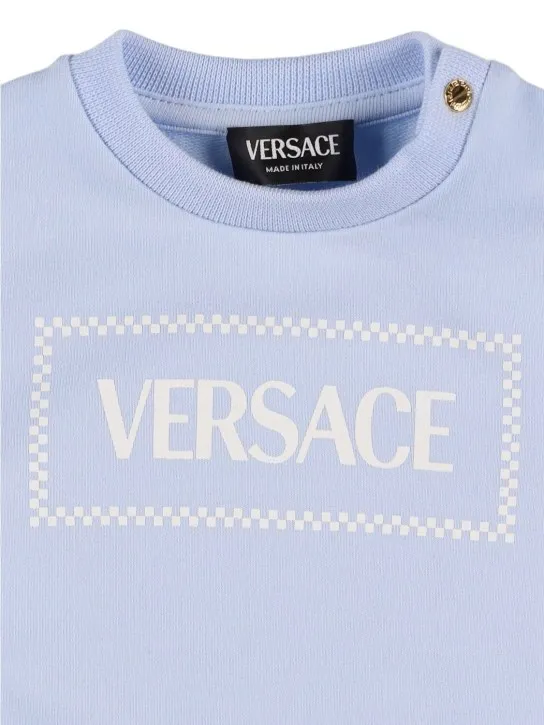 Versace   Printed cotton sweatshirt &amp; sweatpants 