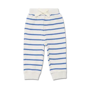 Wander   Wonder Blue Stripe Baby Sweatpants