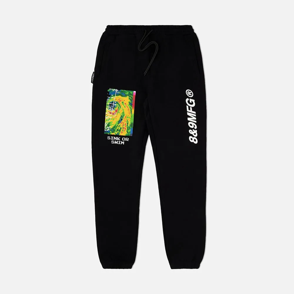 Weatherman Sweatpants Black