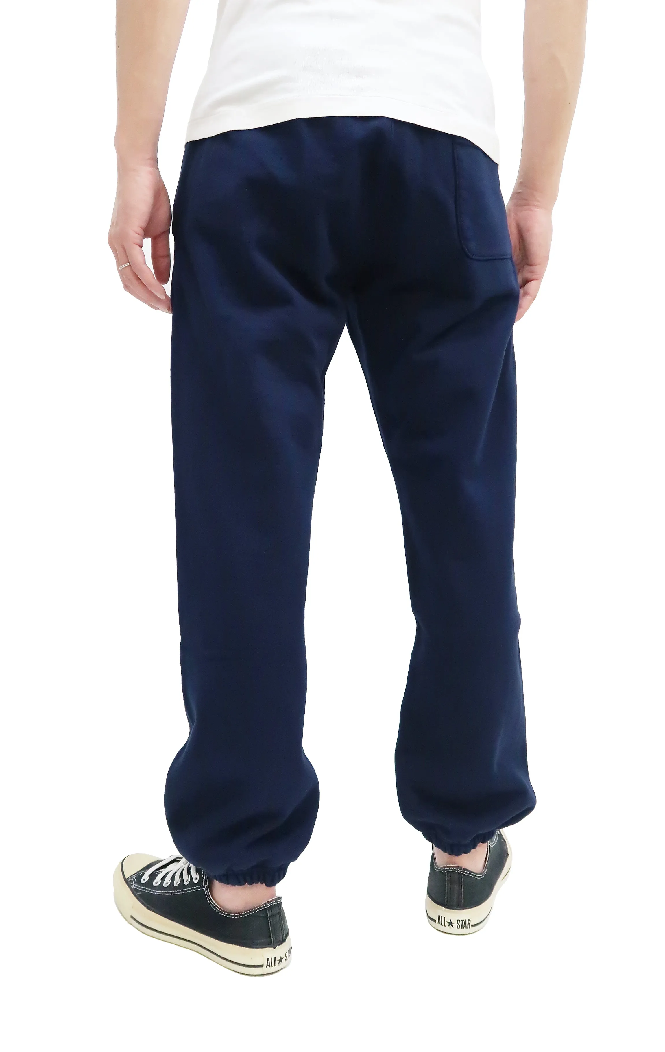 Whitesville Sweatpants Men's Drawstring Waist Sweatpants with Elastic Cuff WV49036 128 Navy-Blue