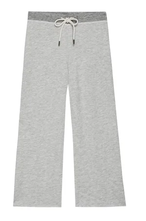 Wide Leg Cropped Sweatpant