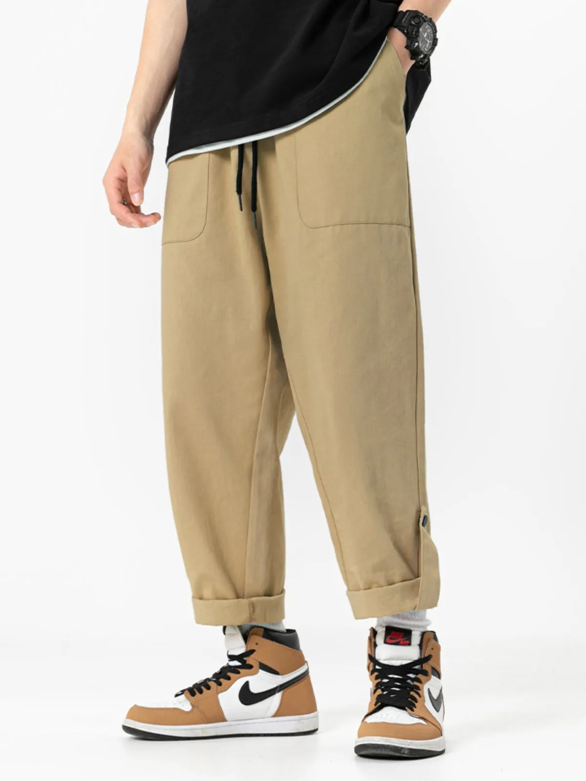 WLS Retro Japanese Straight-Leg Sweatpants