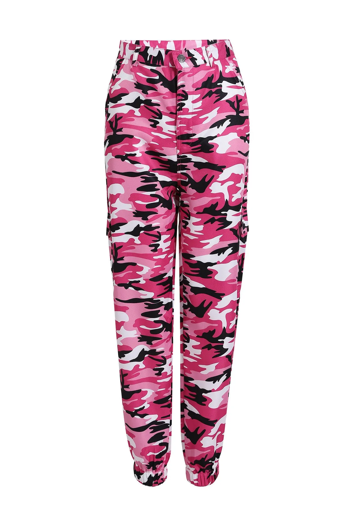 Women's Camouflage Print Cargo Sweatpants (9 colors)