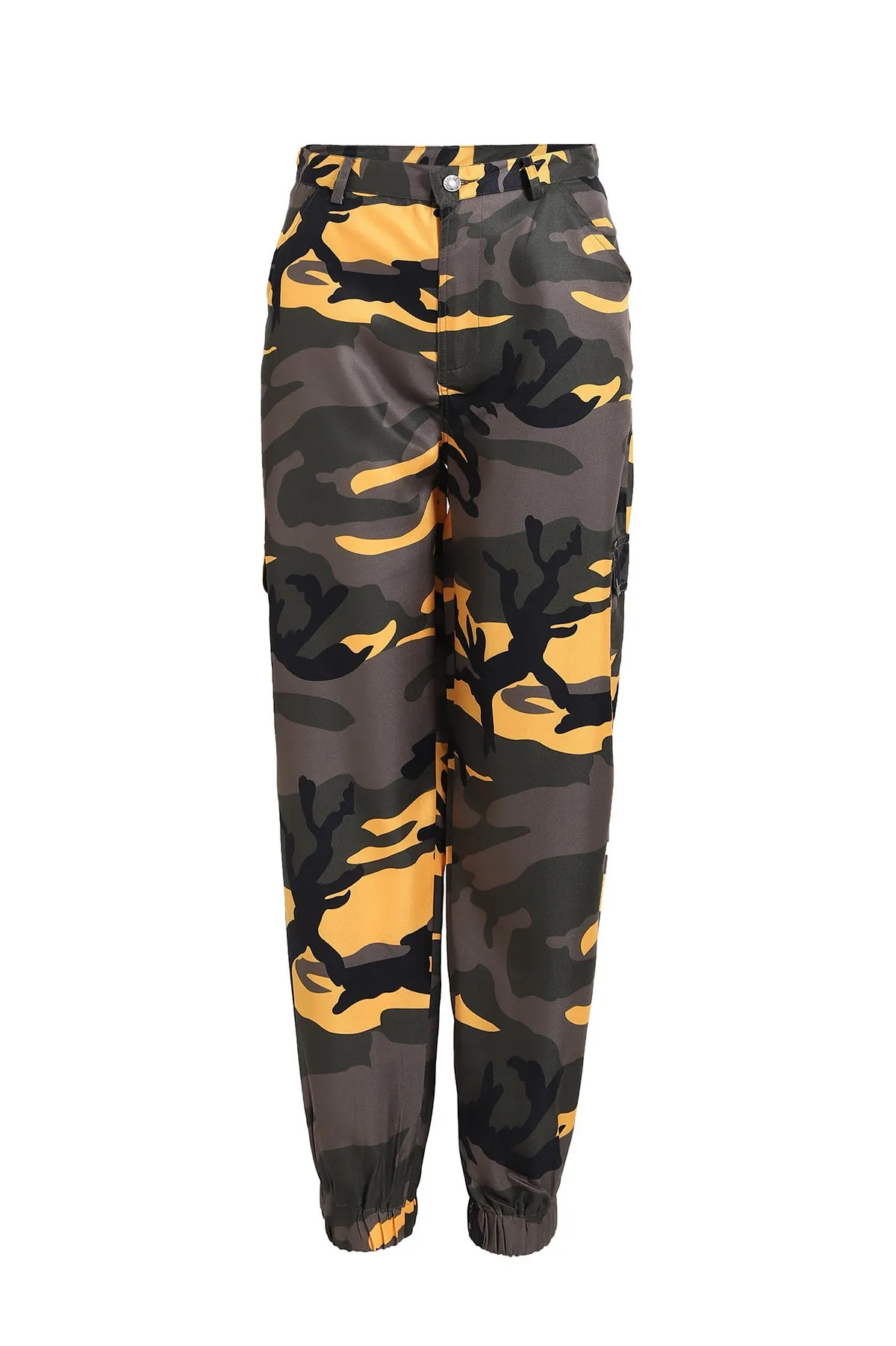 Women's Camouflage Print Cargo Sweatpants (9 colors)