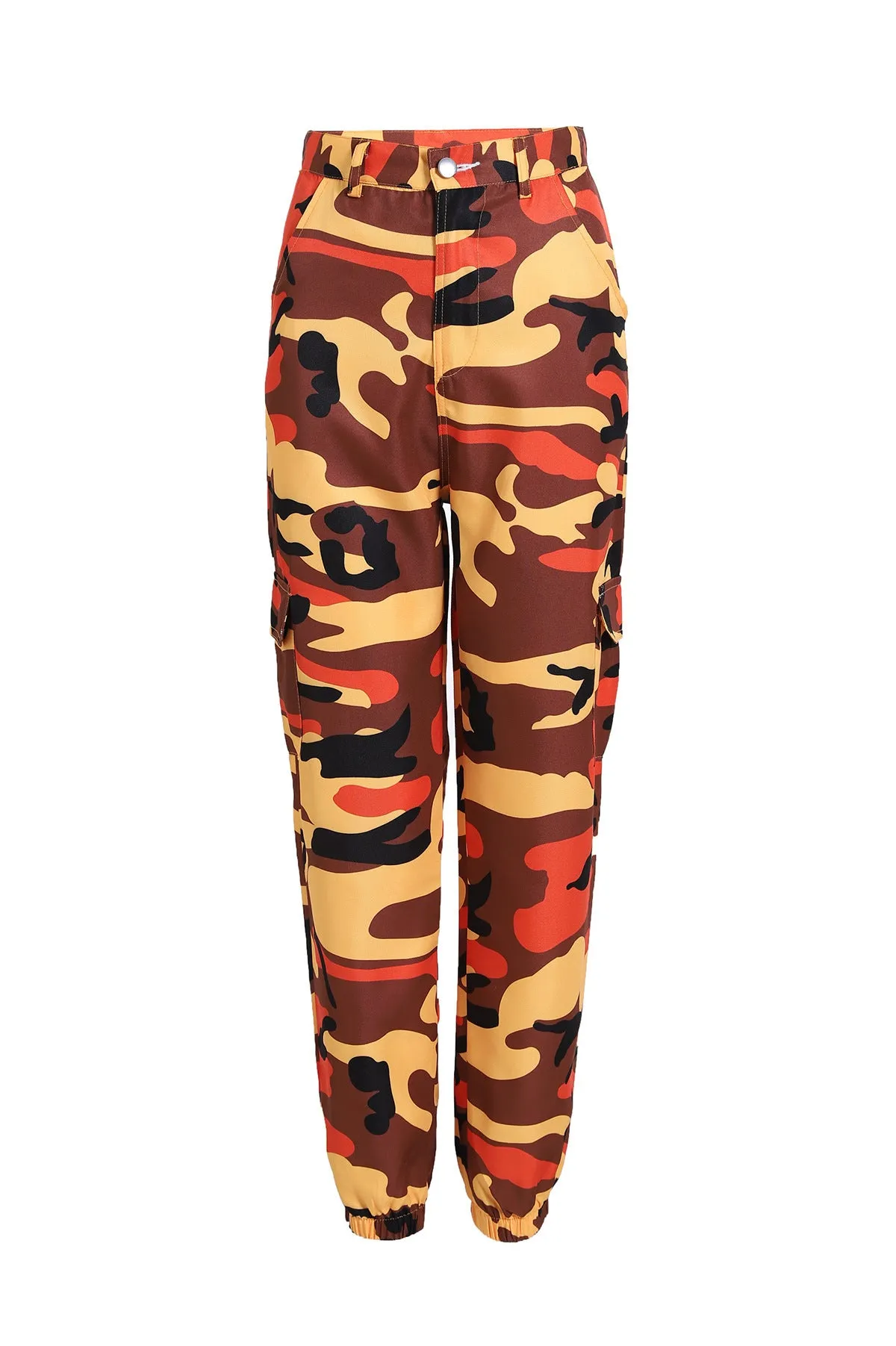 Women's Camouflage Print Cargo Sweatpants (9 colors)