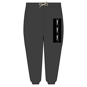 Ysl Garment-Dyed Lightweight Fleece Sweatpants